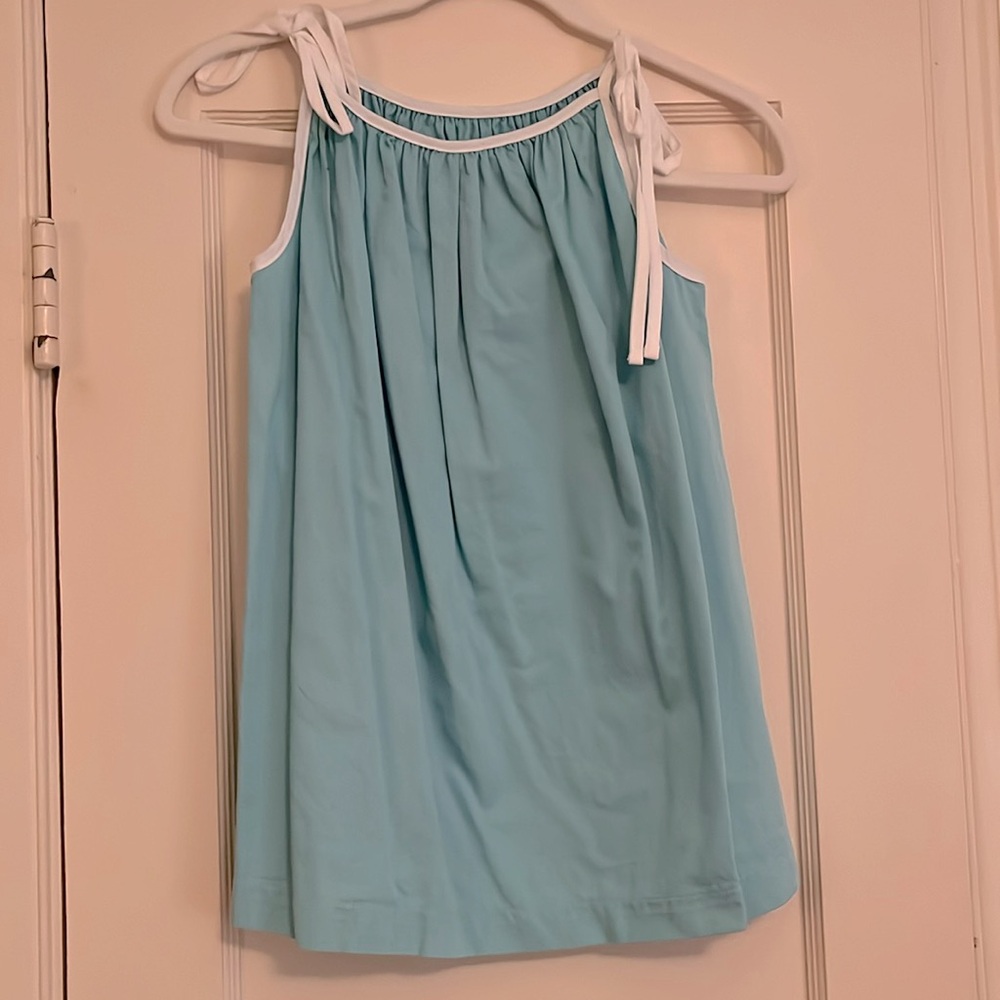 Hannah Kate Blue Tie Top